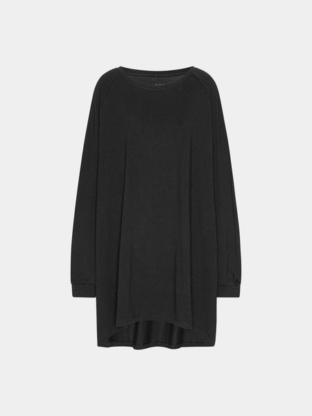 Colsie- Women's Plus Size Short Sleeve Hooded Sleep Sweatshirt- Black 3X  (NWT)