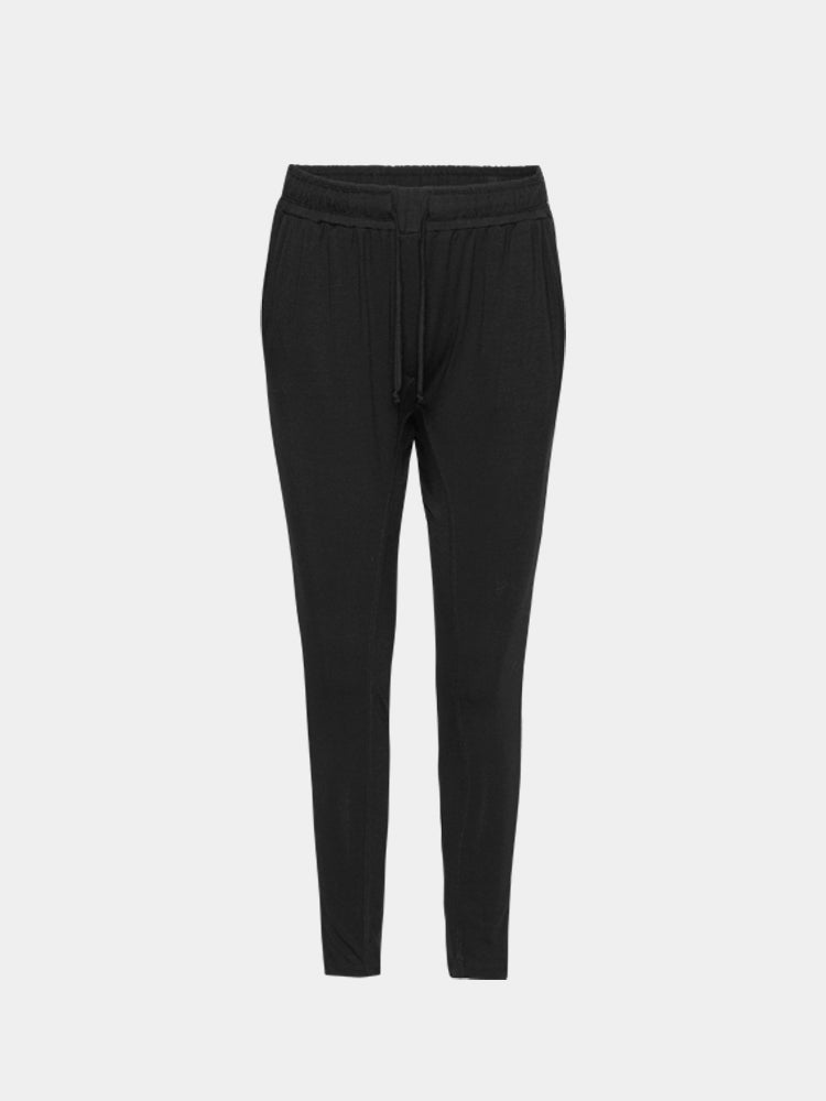 Comfy Copenhagen ApS Beds Are Burning - Viscose Pants Black