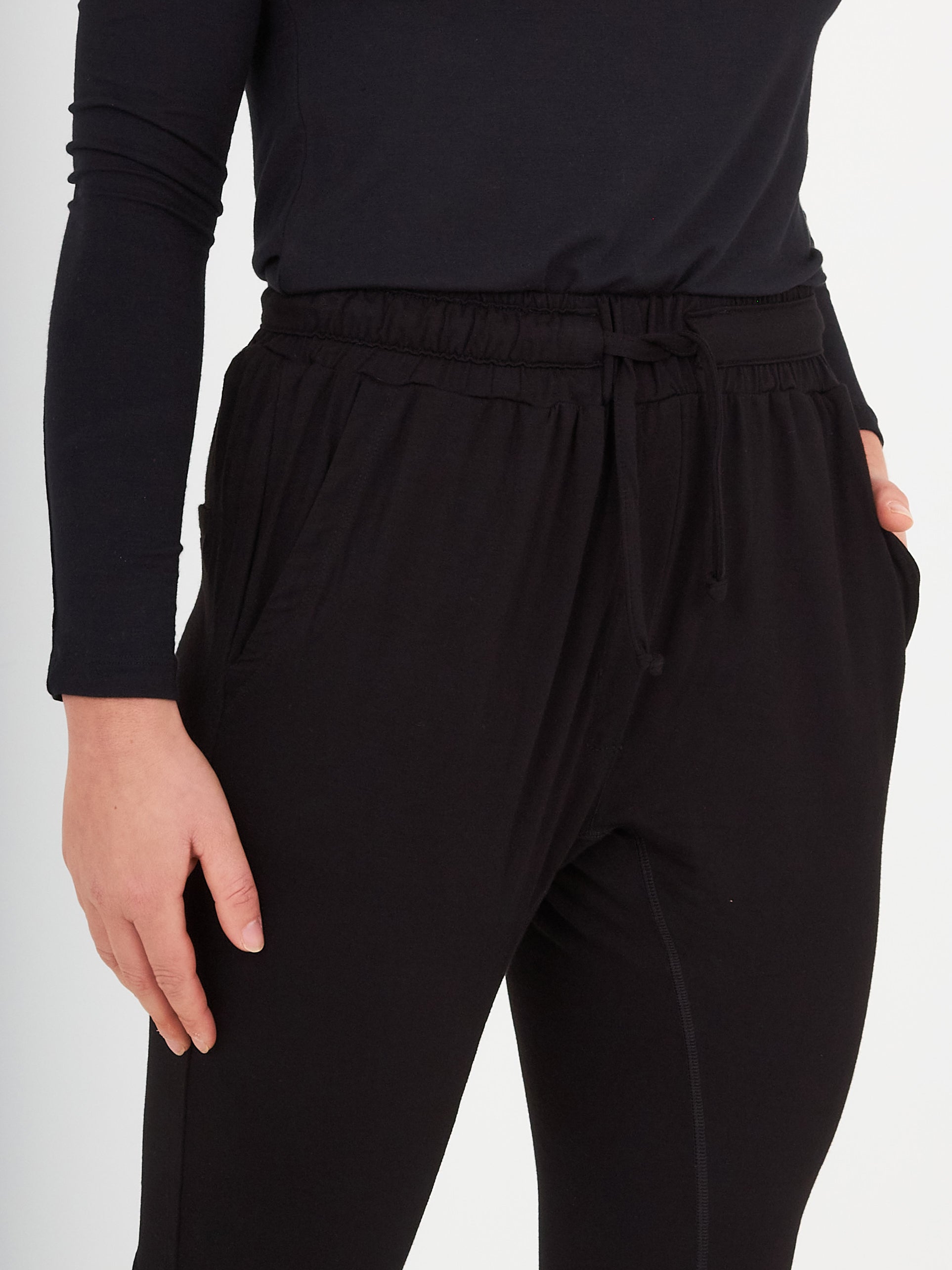 Comfy Copenhagen ApS Beds Are Burning - Viscose Pants Black