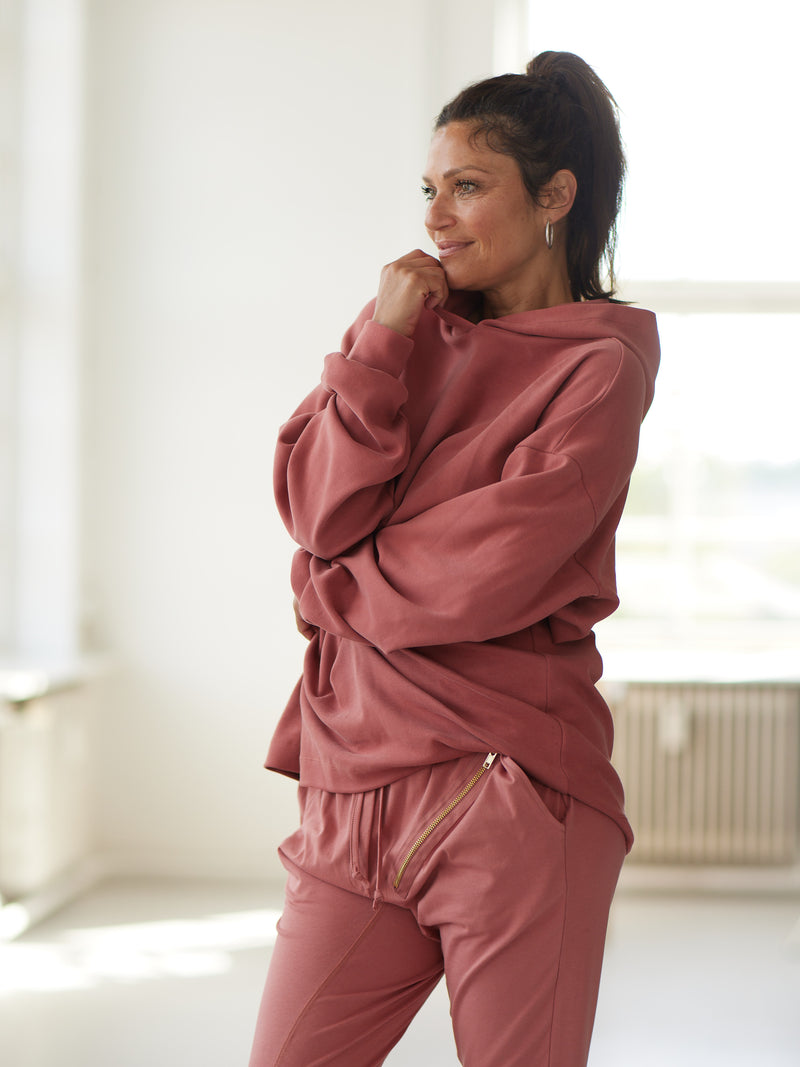 Comfy Copenhagen ApS Beds Are Burning - Zipper Pants Rusty Rose