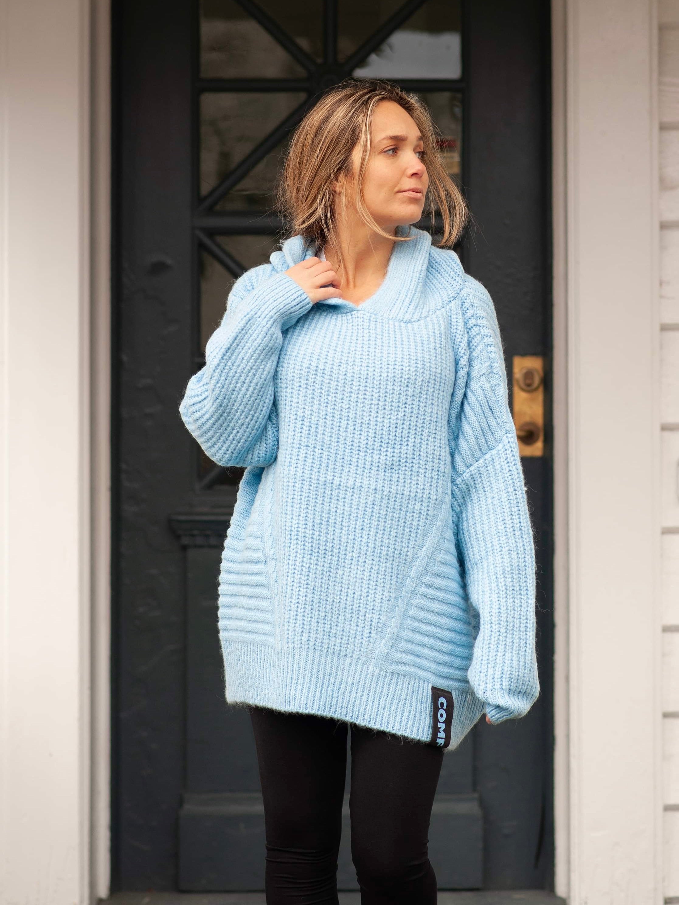 Comfy Copenhagen ApS Blow My Mind Knit Light Blue