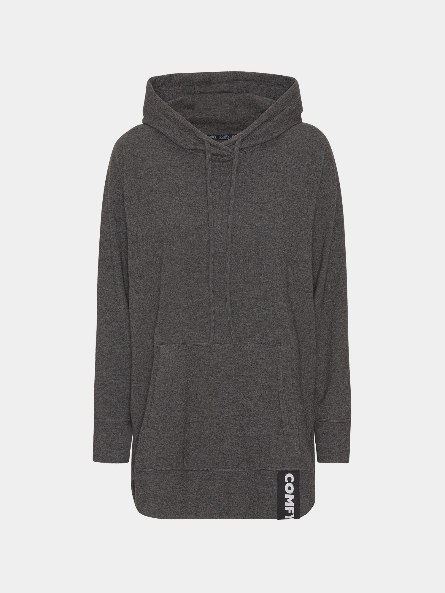 Comfy Copenhagen ApS Calm Down Hoodie Dark Grey Melange