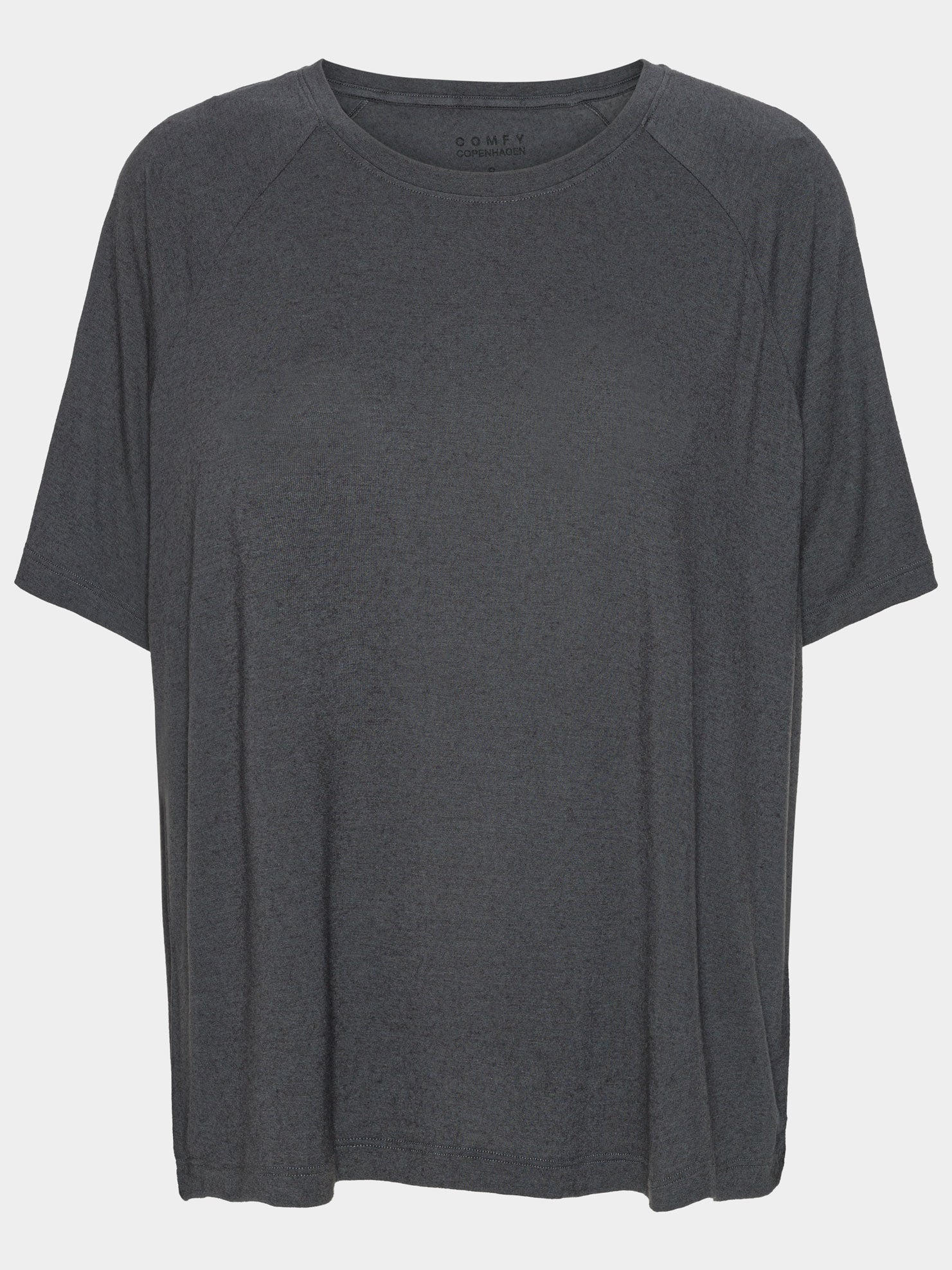 Comfy Copenhagen ApS Cashmere Good Times T-shirt Dark Grey Melange