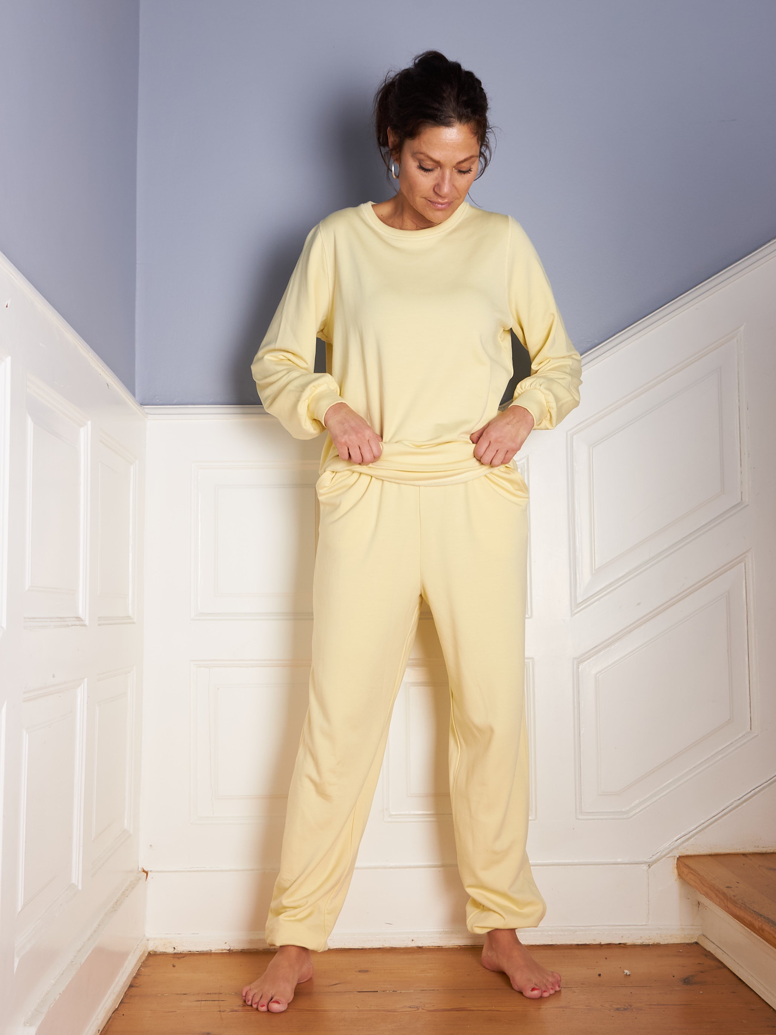 Comfy Copenhagen ApS Comfy Pants Pants Light Yellow