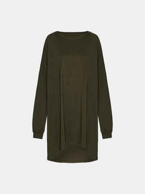 Comfy Copenhagen ApS Comfy Sweat Dress Dress Forest Green