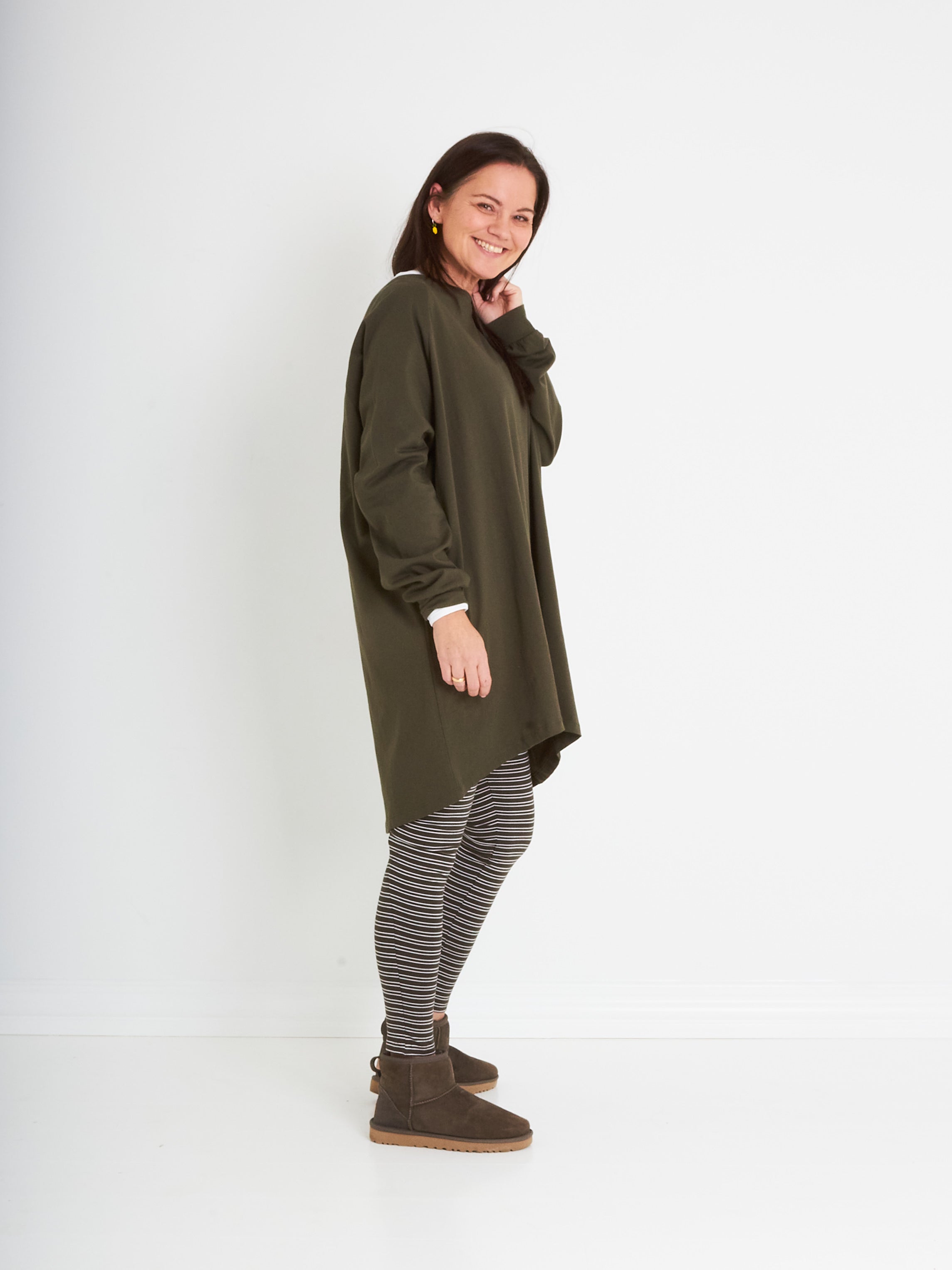 Comfy Copenhagen ApS Comfy Sweat Dress Dress Forest Green