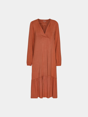 Comfy Copenhagen ApS Depend On Me Dress Redwood