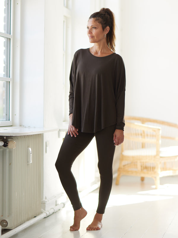 Comfy Copenhagen ApS Everything Glowes - Long Sleeve Blouse Coffee