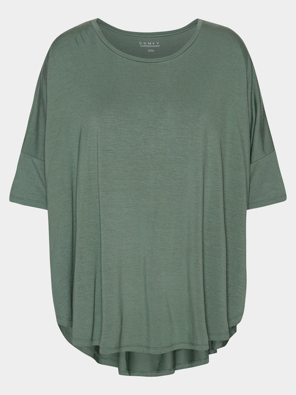 Comfy Copenhagen ApS Everything Glowes - Short Sleeve Blouse Green
