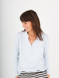 Comfy Copenhagen ApS Gimme Shelter Blouse Baby Blue