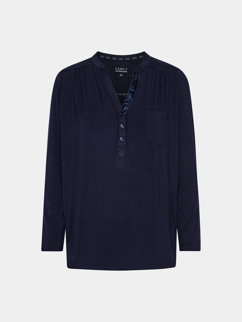 Comfy Copenhagen ApS Gimme Shelter Blouse Navy