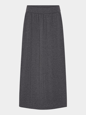 Comfy Copenhagen ApS Good Feeling Skirt Dark Grey Melange