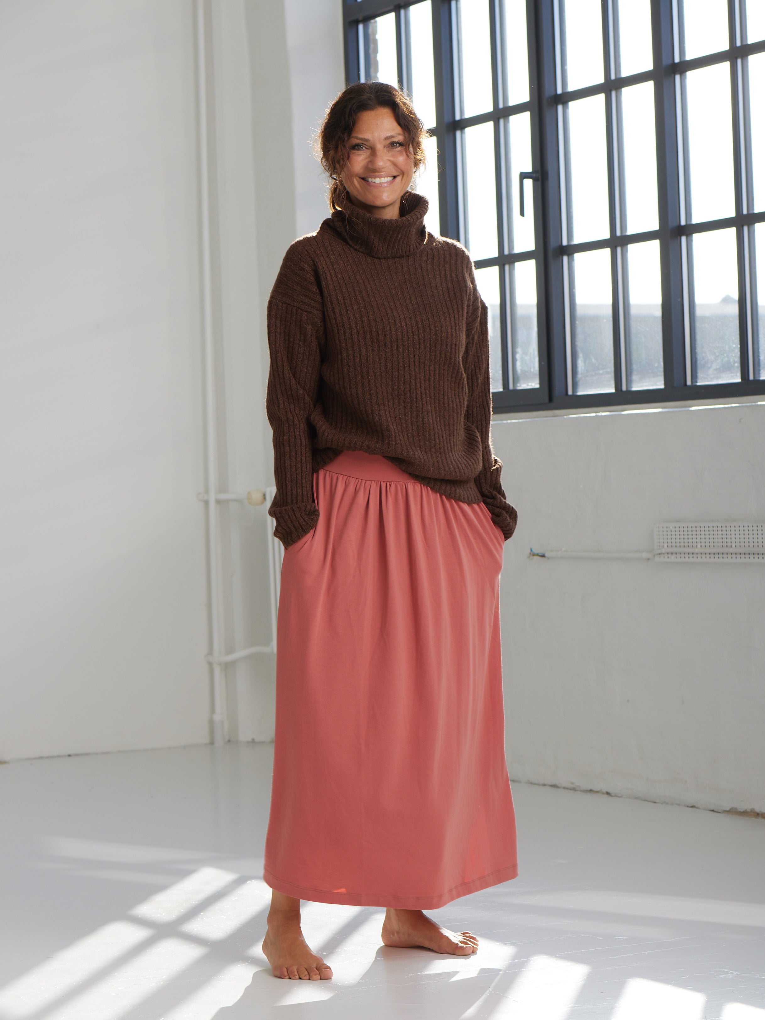 Comfy Copenhagen ApS Good Feeling Skirt Rusty Rose