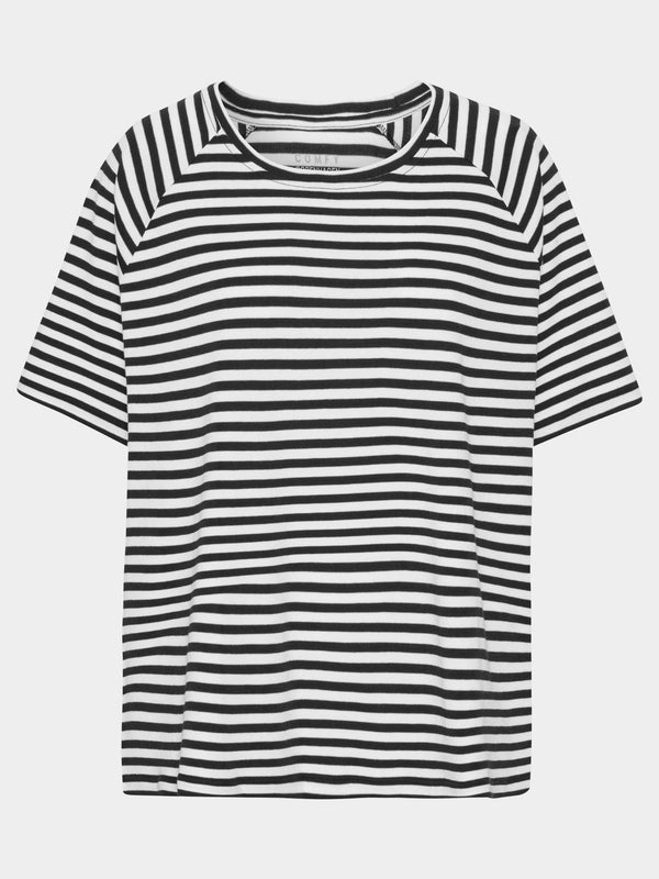 Comfy Copenhagen ApS Good Times T-shirt Black / White Stripe