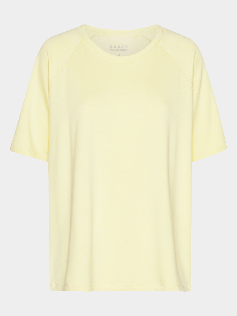 Comfy Copenhagen ApS Good Times T-shirt Light Yellow