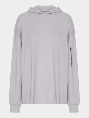 Comfy Copenhagen ApS Kind Of Love Hoodie Light Grey