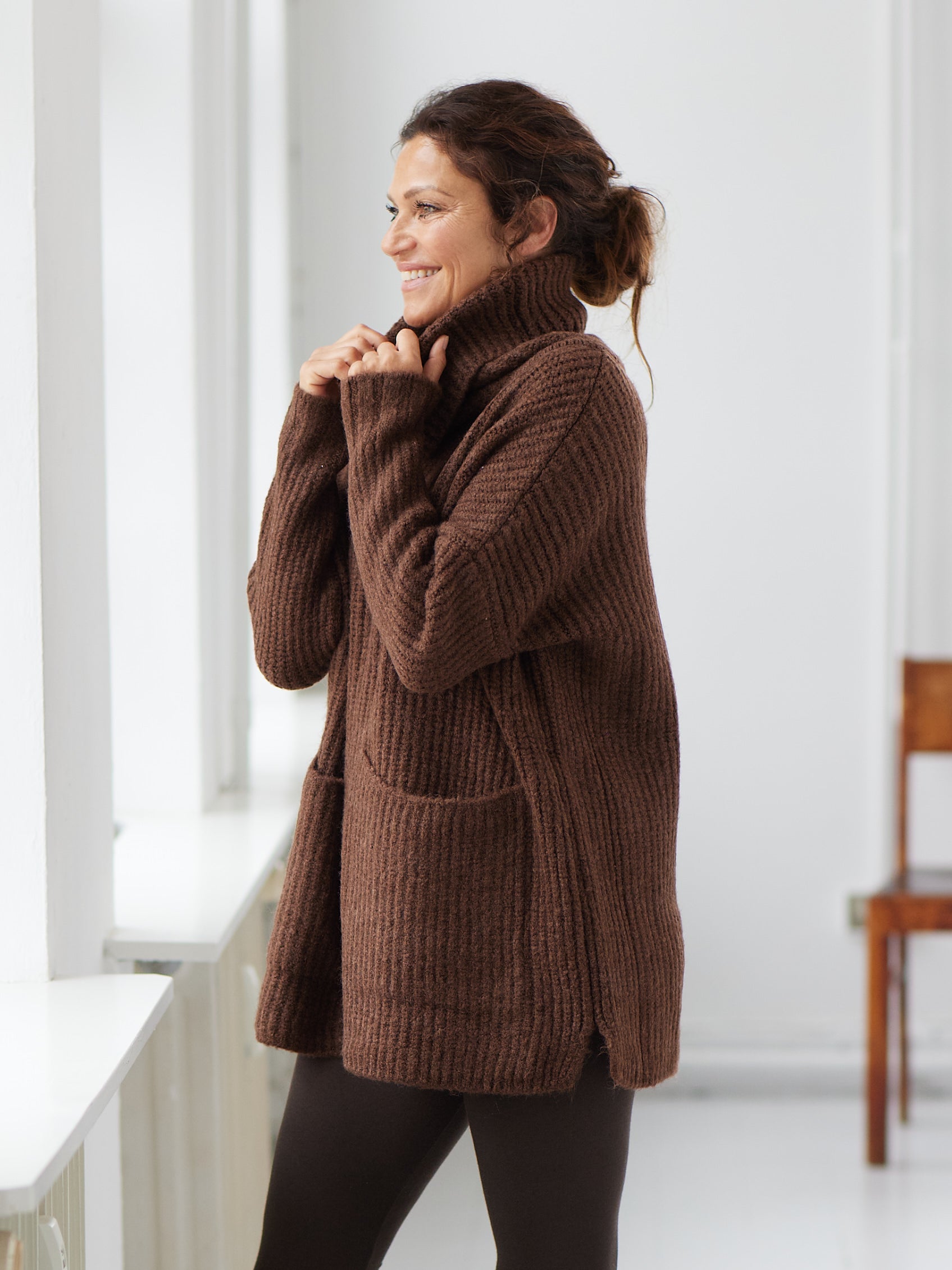 Comfy Copenhagen ApS Kiss And Hug Knit Coffee