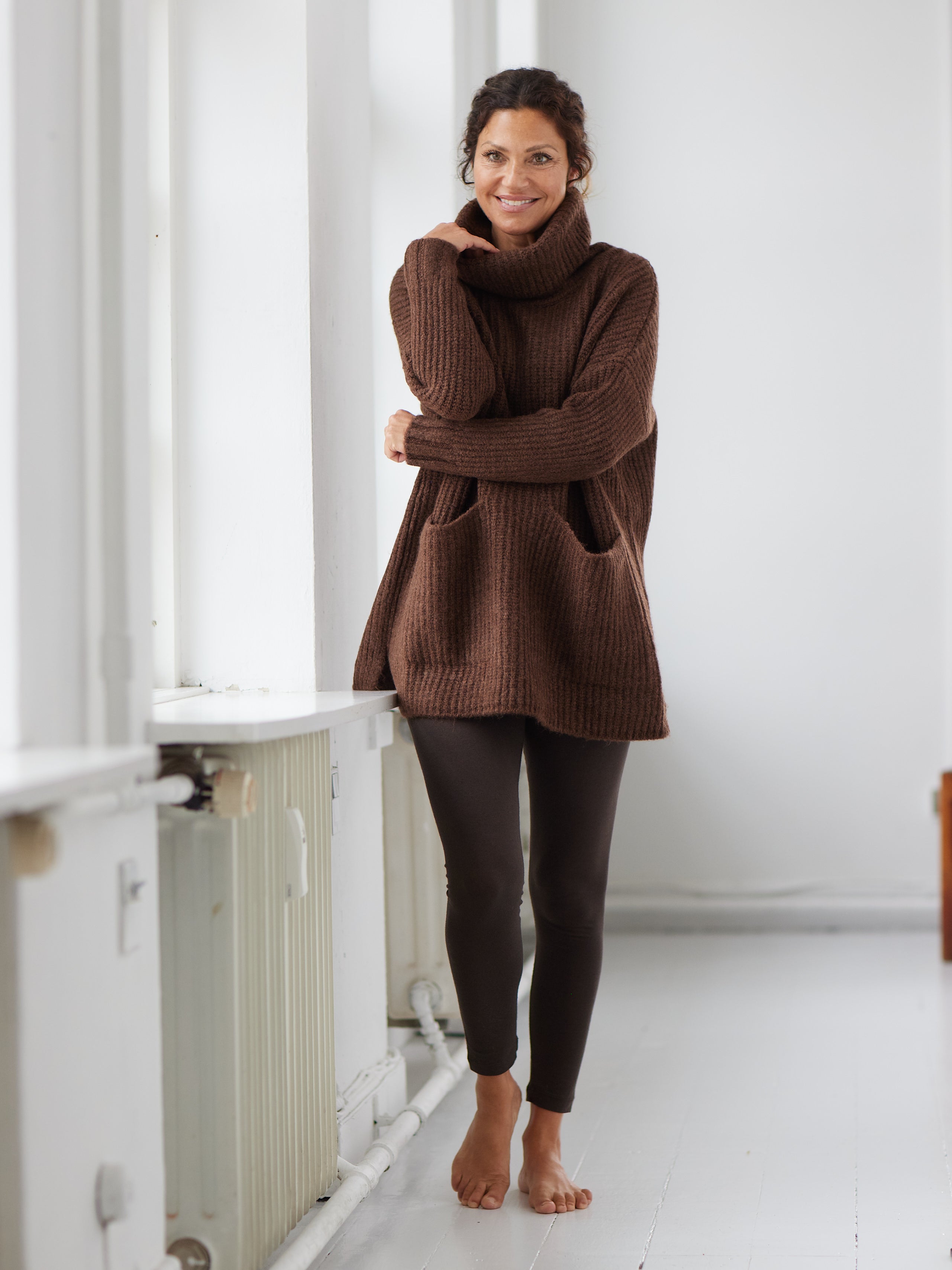 Comfy Copenhagen ApS Kiss And Hug Knit Coffee