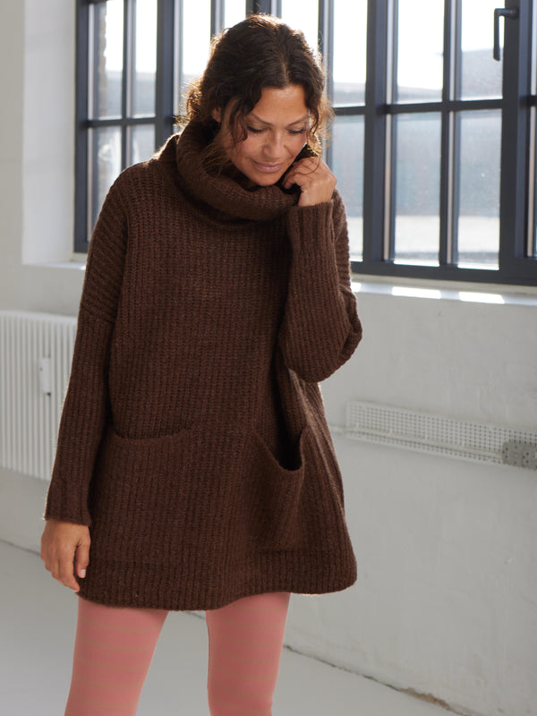 Comfy Copenhagen ApS Kiss And Hug Knit Coffee