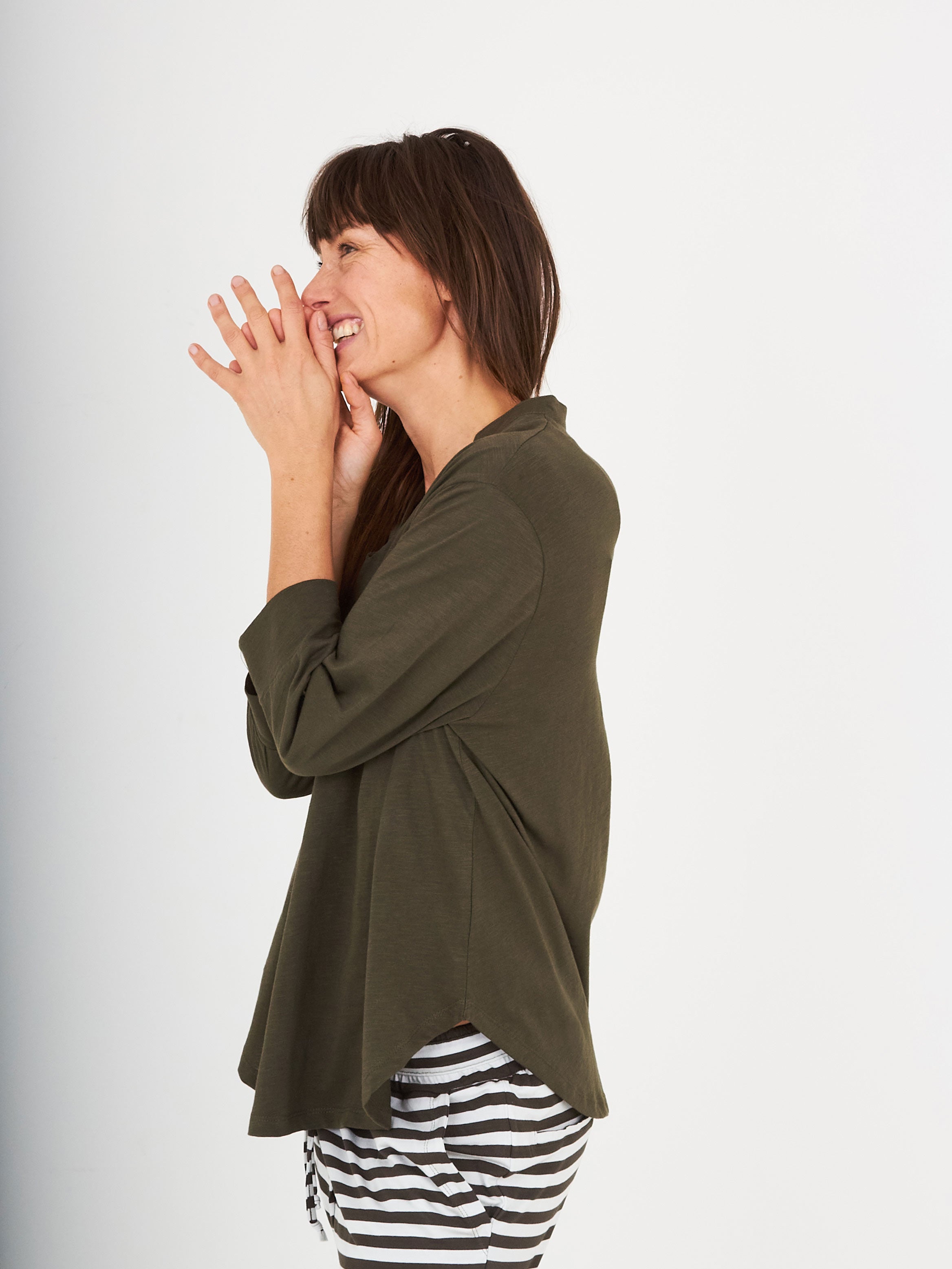 Comfy Copenhagen ApS Lounge Tunic  Forest Green