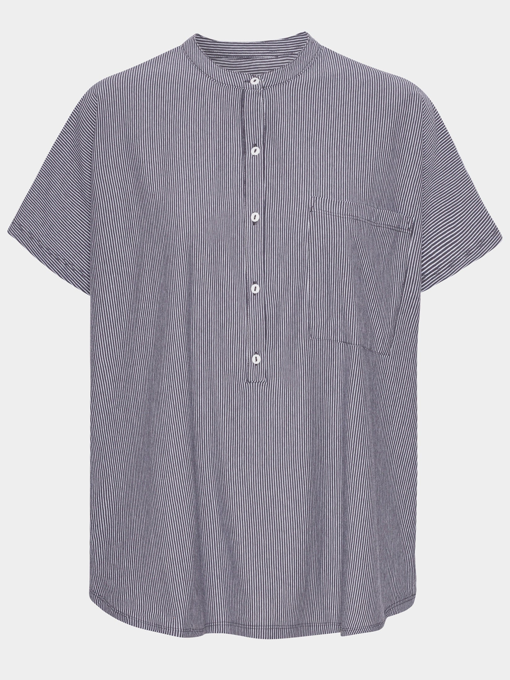 Comfy Copenhagen ApS Love And Comfy Shirt Asphalt Pin Stripe