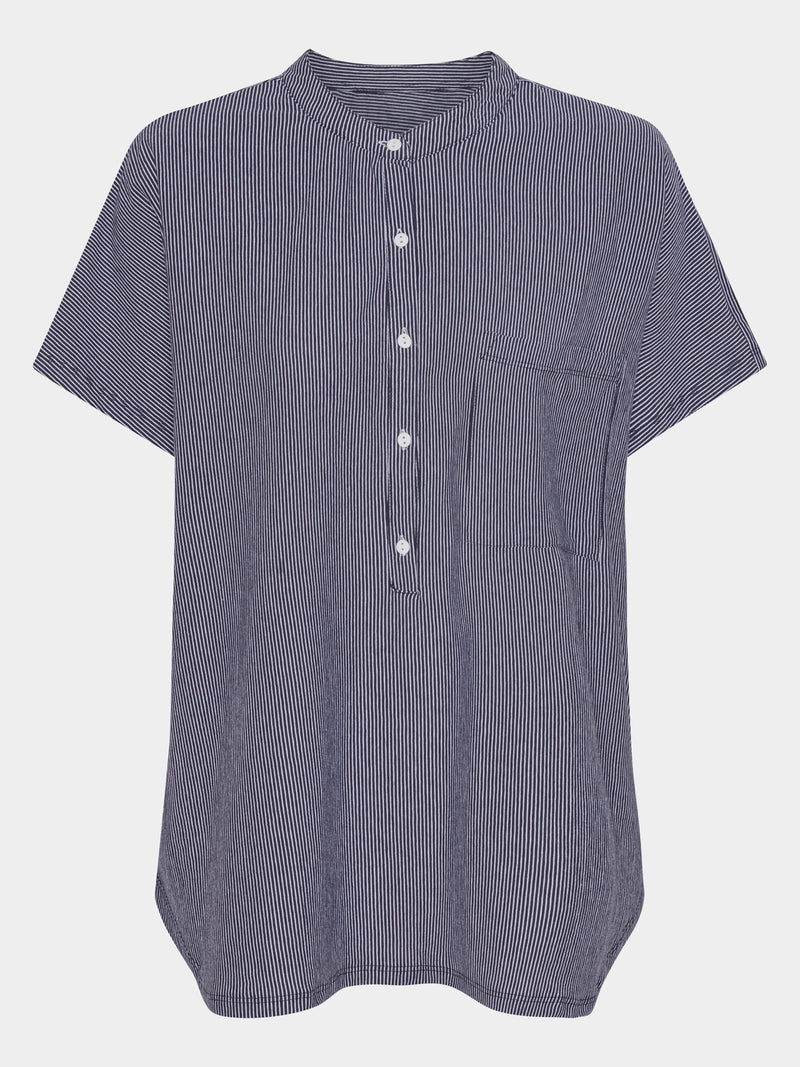 Comfy Copenhagen ApS Love And Comfy Shirt Navy Pin Stripe