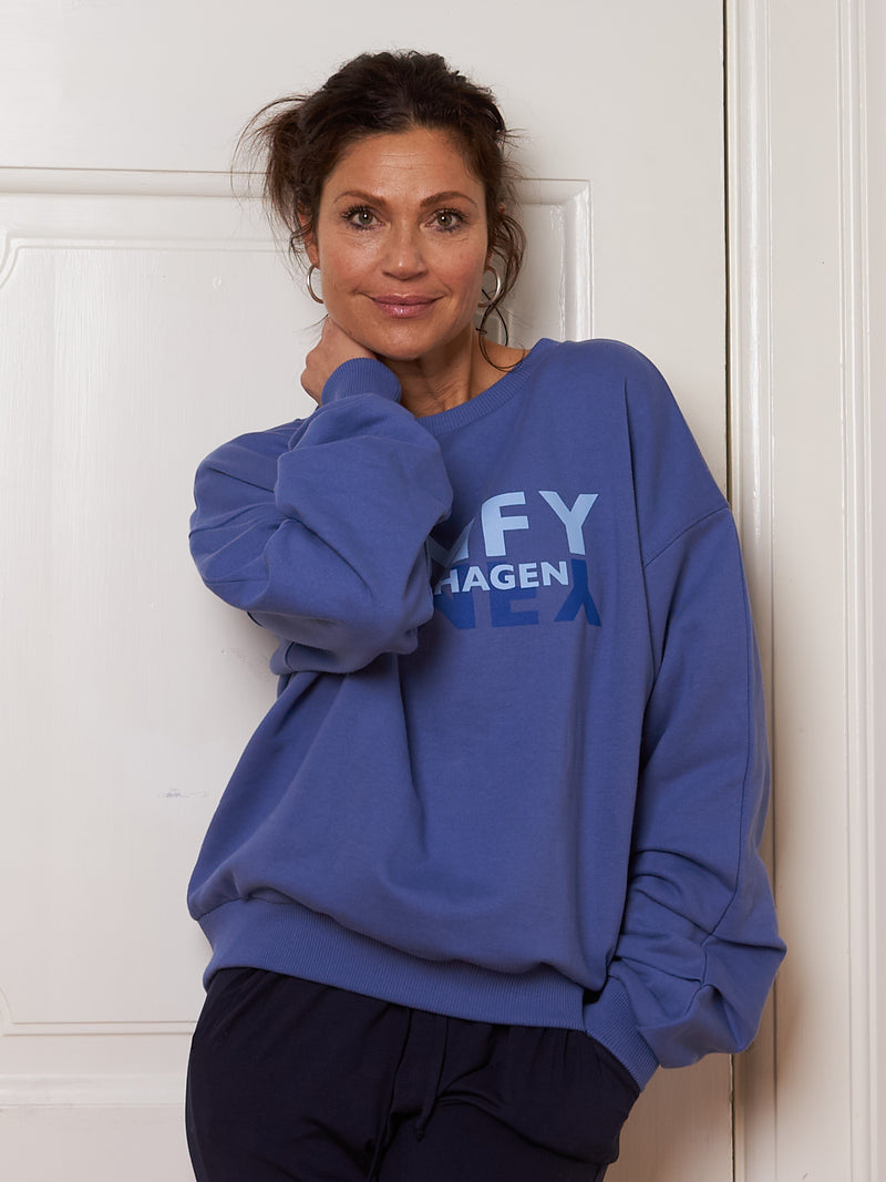 Comfy Copenhagen ApS Nothing Else Matters Sweatshirt Blue