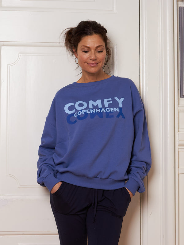 Comfy Copenhagen ApS Nothing Else Matters Sweatshirt Blue
