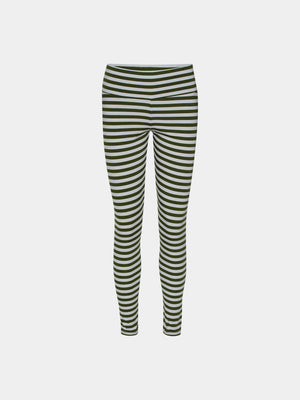 Comfy Copenhagen ApS Pleasing Leggings Forest Green / Baby Blue