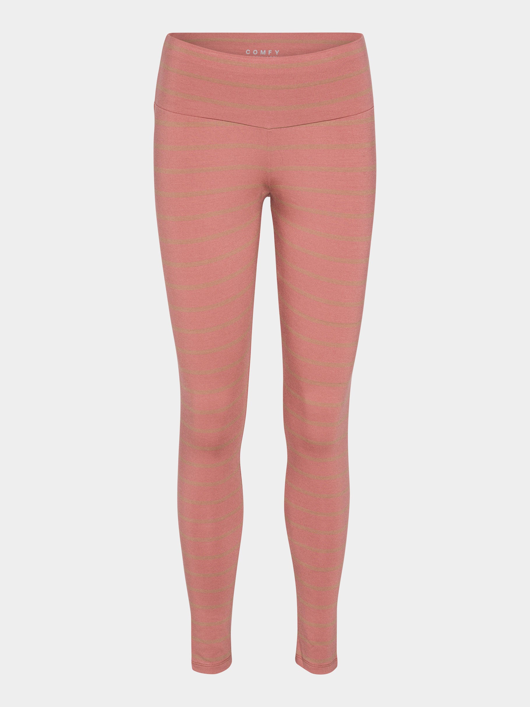 Comfy Copenhagen ApS Pleasing Leggings Rusty Rose Stripe