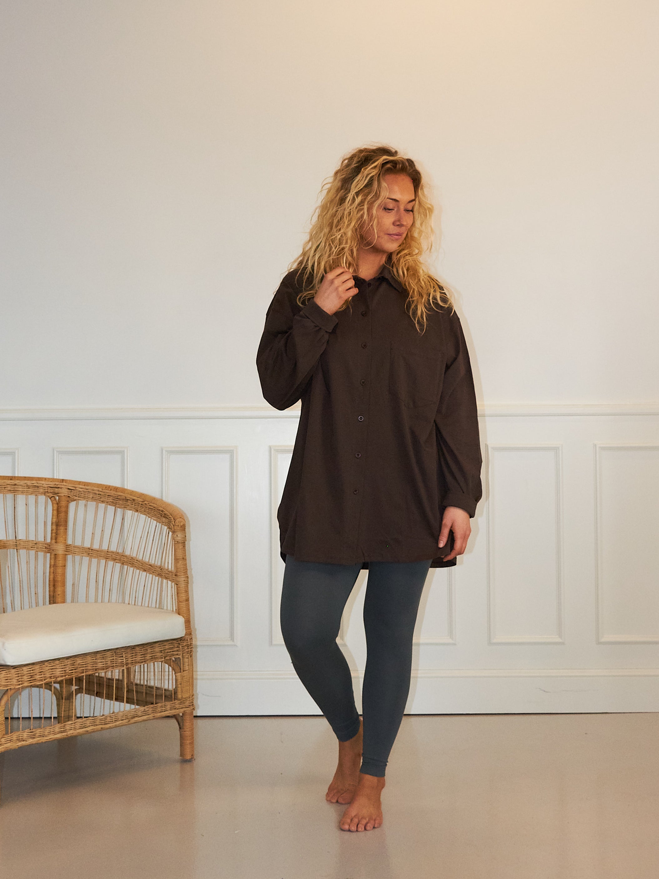 Comfy Copenhagen ApS Pleasing Viscose Leggings Army