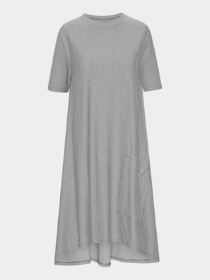 Comfy Copenhagen ApS Sense Of Love Dress Asphalt Pin Stripe