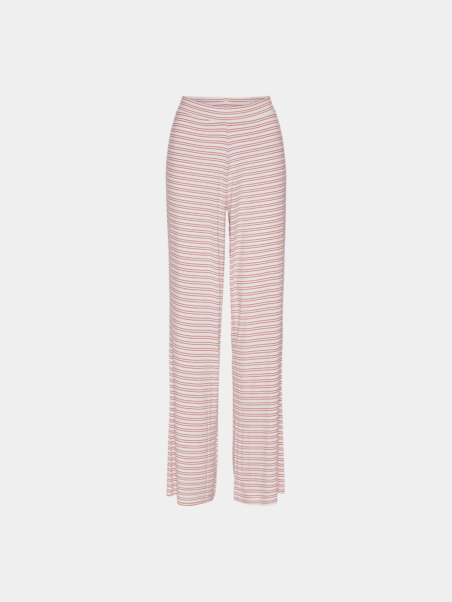 Comfy Copenhagen ApS Slow Feeling - Long Pants Redwood Small Stripe