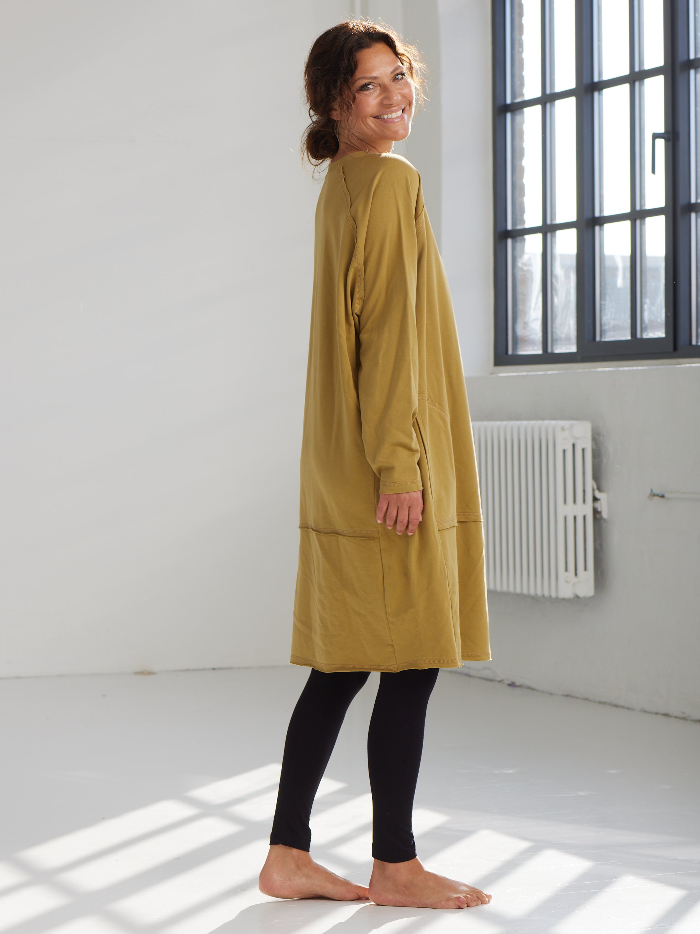 Comfy Copenhagen ApS Still Believing Dress Khaki