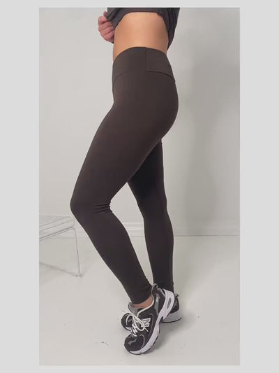 Comfy Copenhagen ApS Pleasing - Modal Leggings Coffee